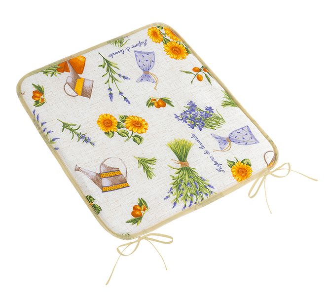 Sedák EMA hladký Fialová,Žlutá 34/561 40x40 cm