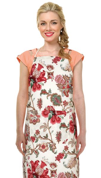 Kuchyňská zástěra EMA Červená 7750/559 zástěra 67x84 cm