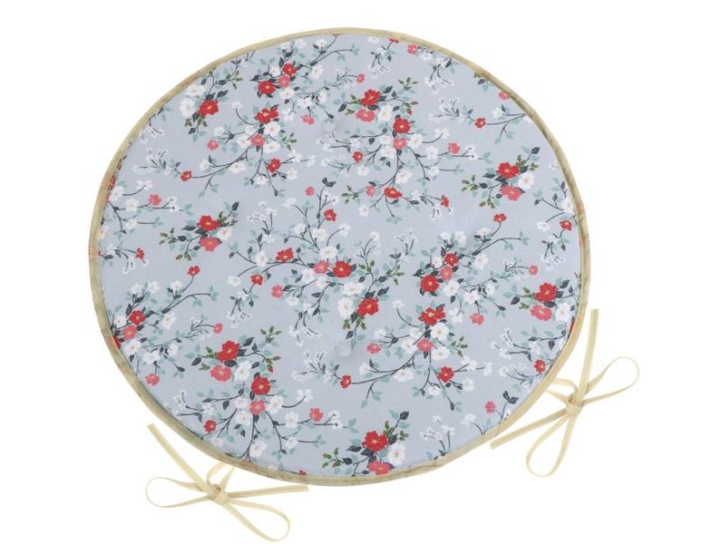 Sedák DITA kulatý hladký Šedá 79/402 průměr 40 cm