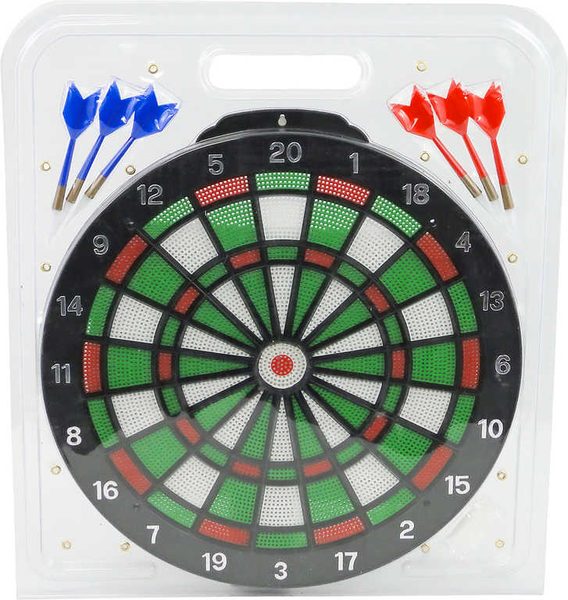 HRA Terč nástěnný + šipky 6ks plast