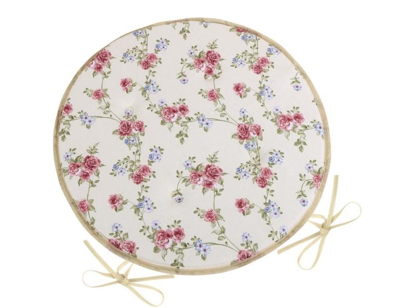 Sedák DITA kulatý hladký Smetanová,Růžová,Béžová 79/404 průměr 40 cm