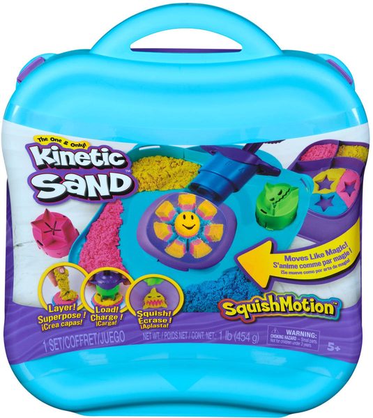 SPIN MASTER Kinetic Sand SquishMotion set kinetický písek s nástroji