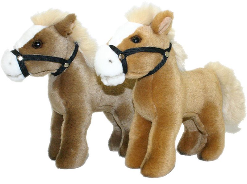 Kůň (koník) 23 cm stojící 2 barvy