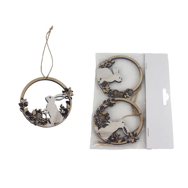 Velikonoční dekorace k zavěšení, 2 ks D6878 - 16 cm