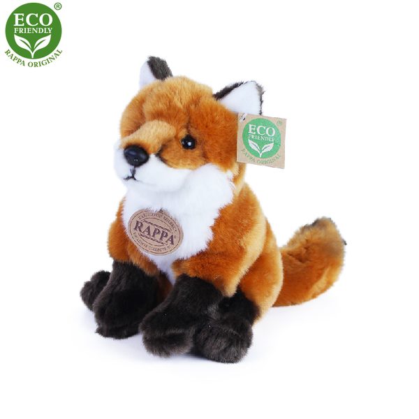 Plyšová liška sedící 21 cm