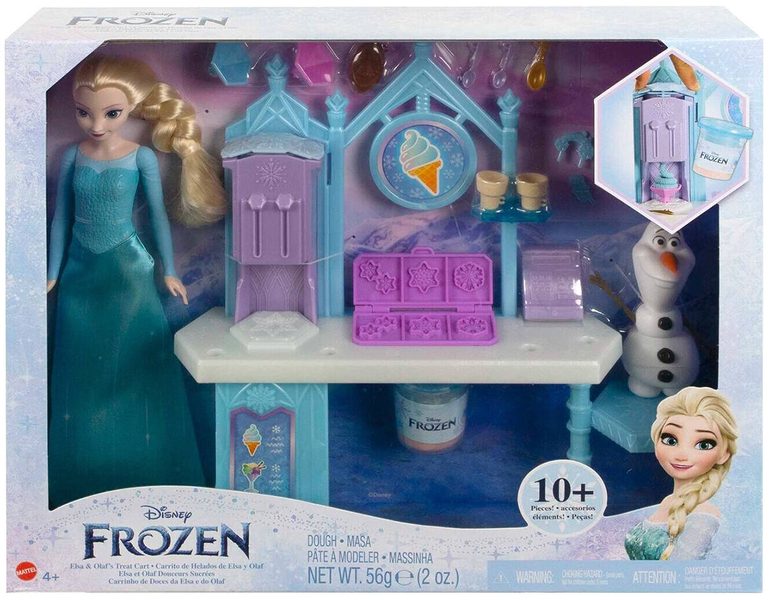 Frozen zmrzlinový stánek Elsa a Olaf (herní set + modelína) Mattel