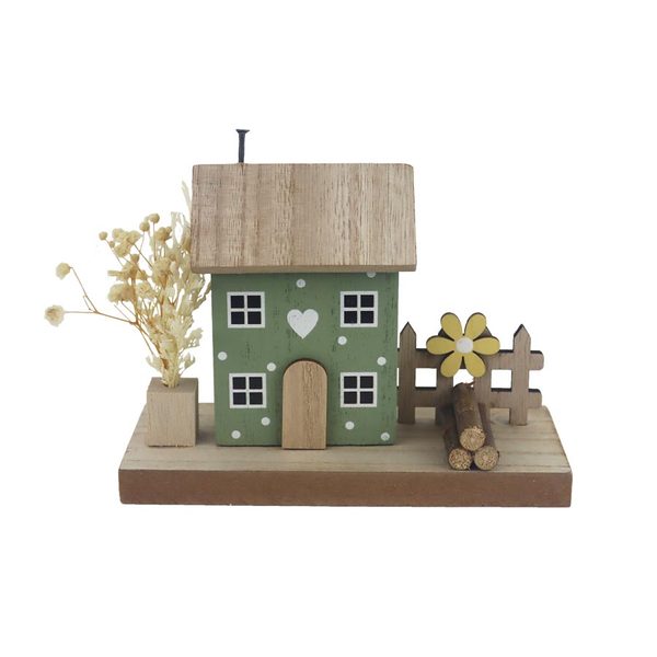 Dekorace domeček D6857 - 15 cm