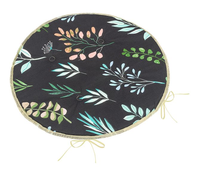 Sedák Adéla kulatý hladký Černá 79/236 průměr 40 cm