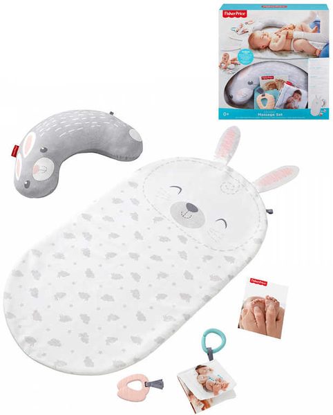 Fisher-Price masážní dečka Baby Bunny s kousátkem