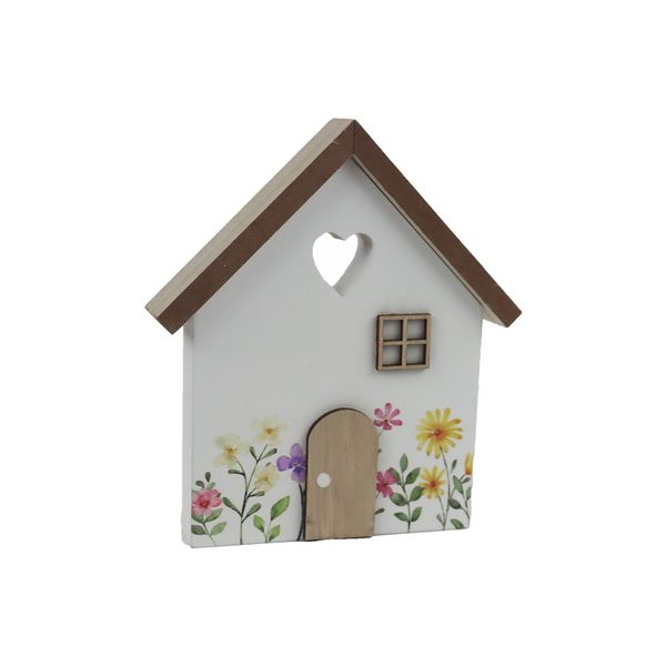 Dekorace domeček D7648 - 13,5x2,5x15