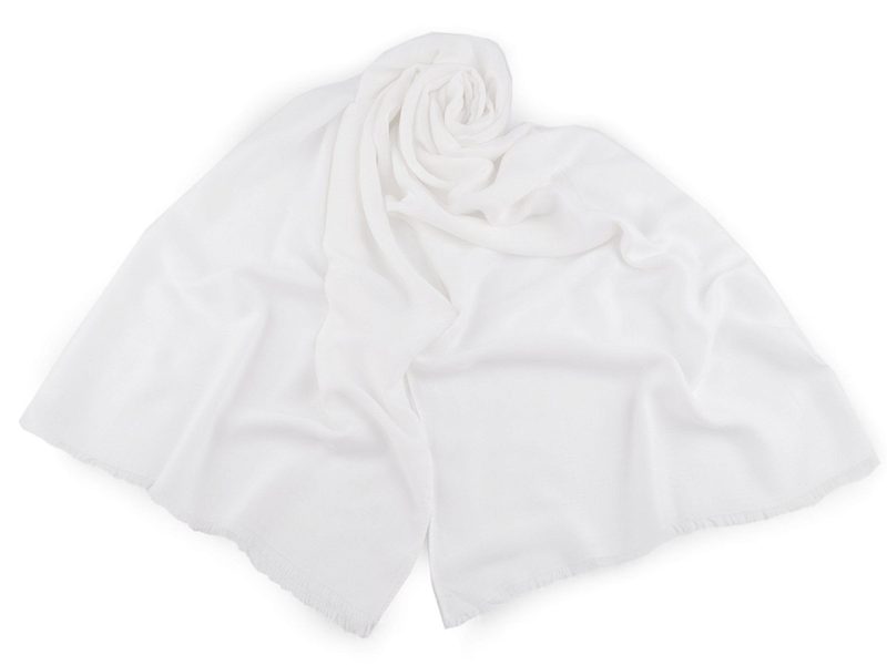 Letní šátek / šála / pléd jednobarevný 85x180 cm