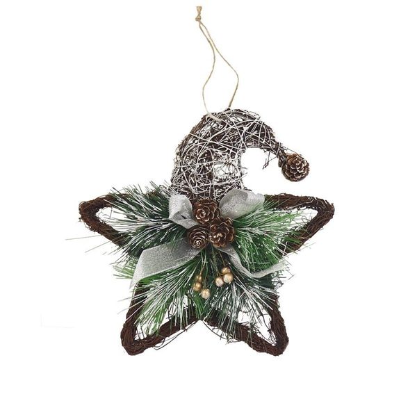 Věnec ve tvaru hvězdy P1685/1 - 26 cm