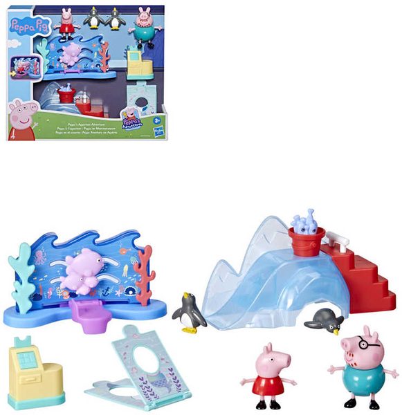 HASBRO Dobrodružství v akváriu Peppa Pig herní set 2 figurky s doplňky