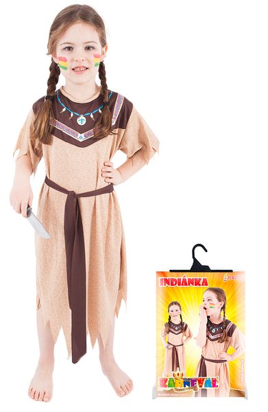 Karnevalový kostým indiánka, vel. M