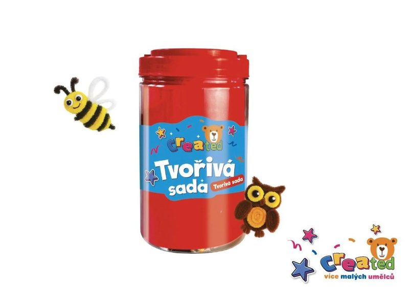 Tvořivá sada Created v plastové dóze