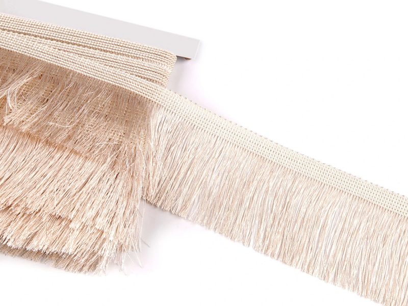 Třásně lesklé šíře 60 mm METRÁŽ