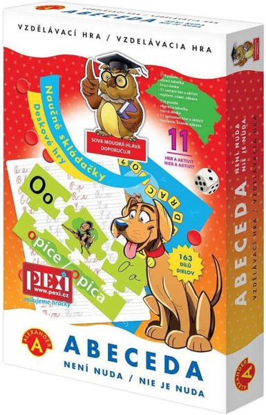 ALEXANDER Hra Abeceda není nuda 11v1 *SPOLEČENSKÉ HRY*