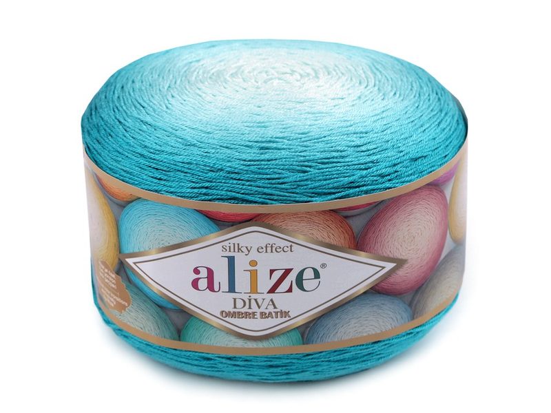 Pletací Příze Diva Ombre Batik - 250g - Ideální pro Ruční Práce