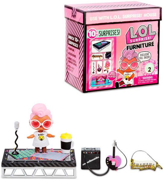 L.O.L. Surprise! Furniture Hudební festival set panenka s doplňky