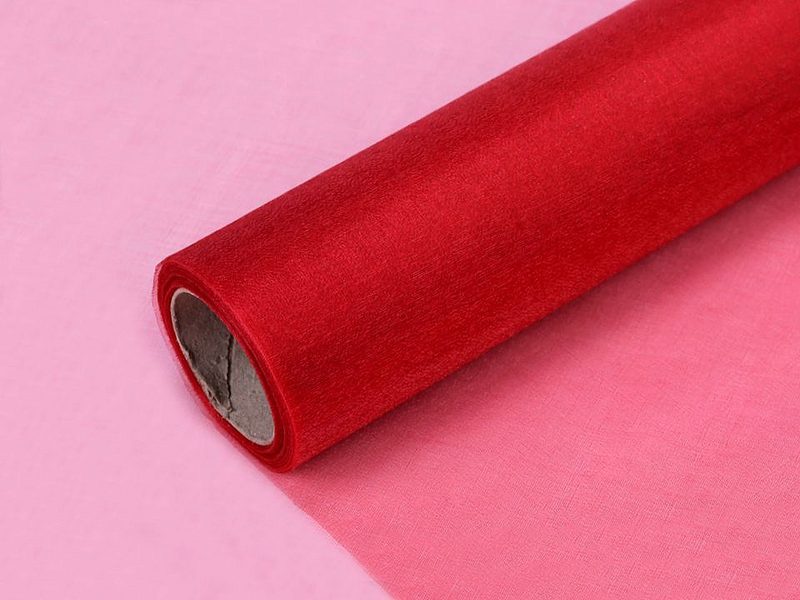 Organza střední lesk šíře 36 cm návin 9 METRŮ