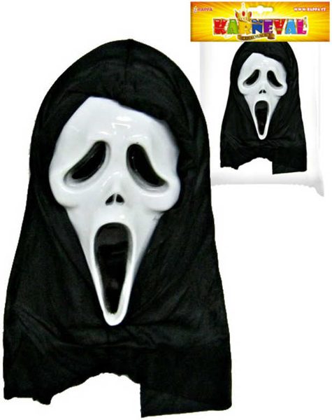 Maska Duch s šátkem dospělá KARNEVALOVÝ DOPLNĚK