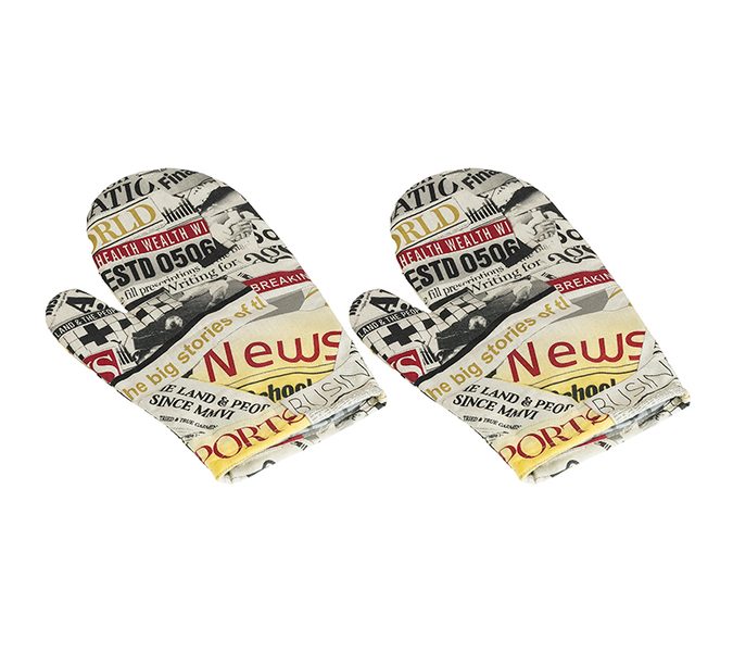 Kuchyňská chňapka - 2ks Červená,Černá,Bílá CH/228 28x18 cm