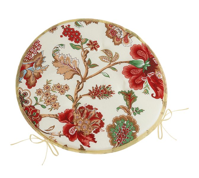 Sedák EMA kulatý hladký Červená 79/559 průměr 40 cm