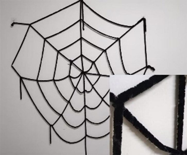 Pavučina dekorace na Halloween X5880 - 200 × 200 x1 cm