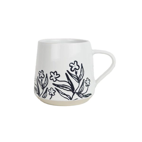 Hrnek kvítí X8139 - D7.5xH9.2xBD7.5cm