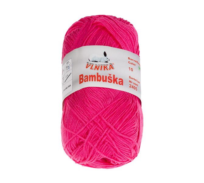 Příze BAMBUŠKA Růžová 10 50g / 205 m