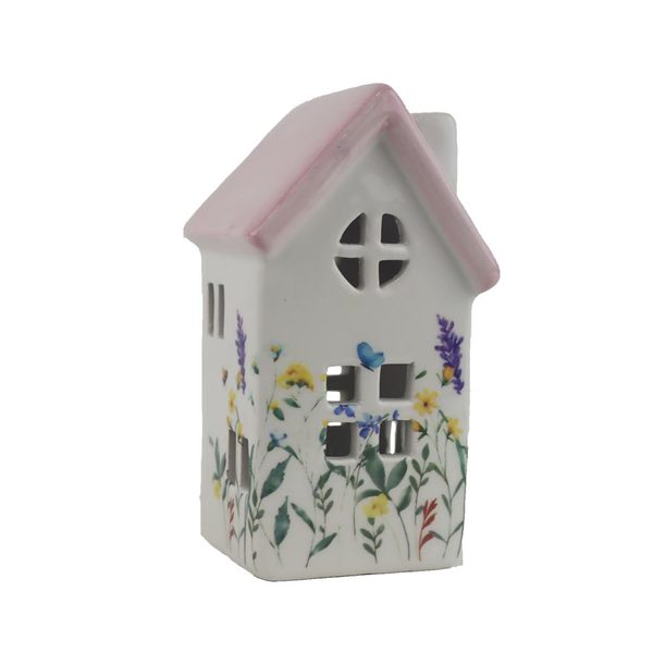 Dekorace domeček s LED osvětlením X6663 - 6.2 × 6 × 10.7 cm