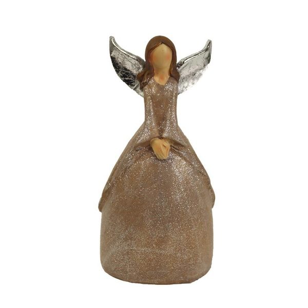 Dekorace anděl X4237/1 - 9 x 7 x 17 cm