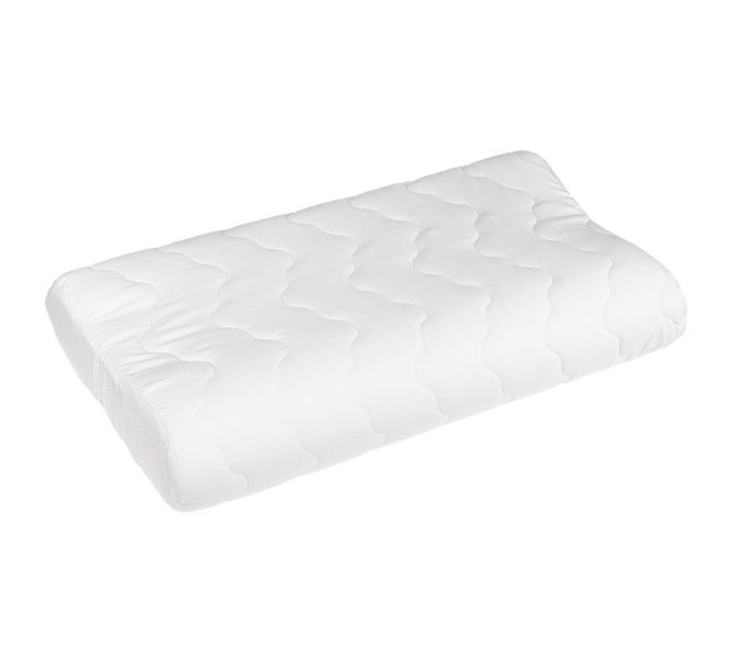 Polštář anatomický Bílá 2004/001 60x33 cm, výška je 9-11 cm