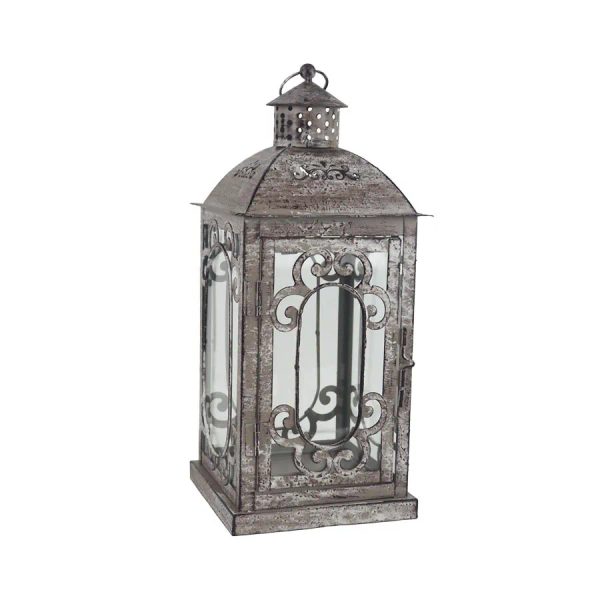 Kovová lucerna K4576/A - 16 × 16 × 36.5 cm