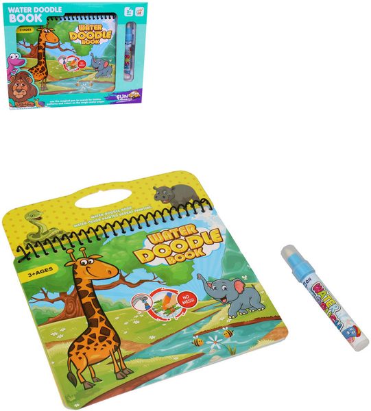 Vodové omalovánky Zvířátka malování vodou s magickým perem