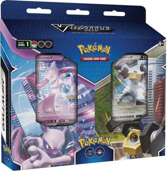 Pokémon TCG GO V Battle Deck Bundle Mewtwo vs Melmetal (ADC)