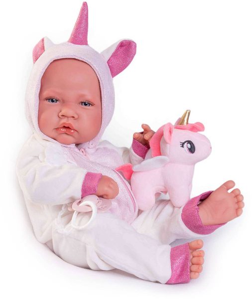 Antonio Juan panenka miminko Nacida holčička 42 cm (realistická, vinyl)