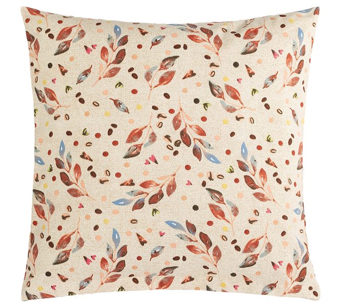 Polštářek BERTA Hnědá,Béžová 55/607 45x45 cm