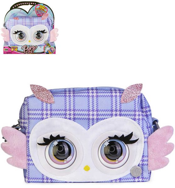 Purse Pets interaktivní kabelka sovička (mrká, zvuk, baterie) Spin Master