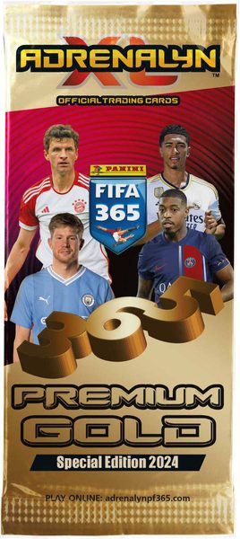 PANINI FIFA 365 23/24 Sběratelské karty Premium Gold 14ks Adrenalyn XL booster