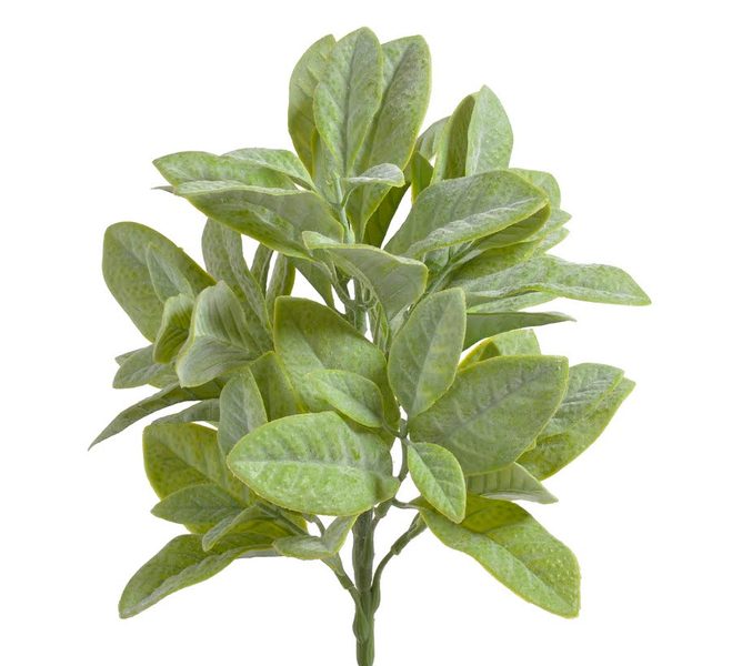 Umělý flokovaný stachys - zelená