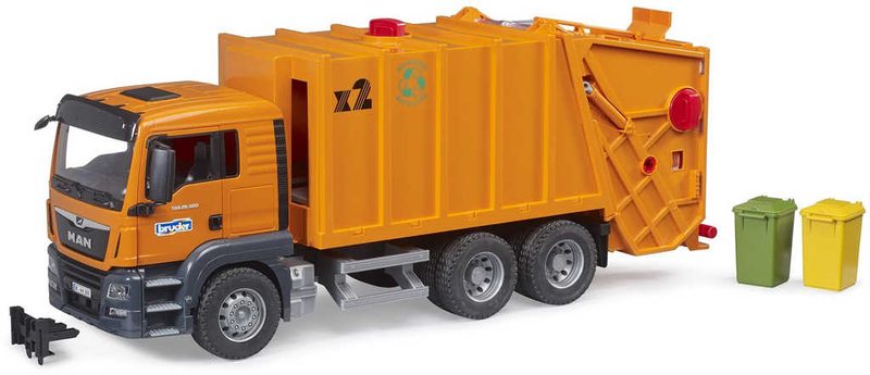 Bruder MAN TGS popeláři (2 popelnice) 03760