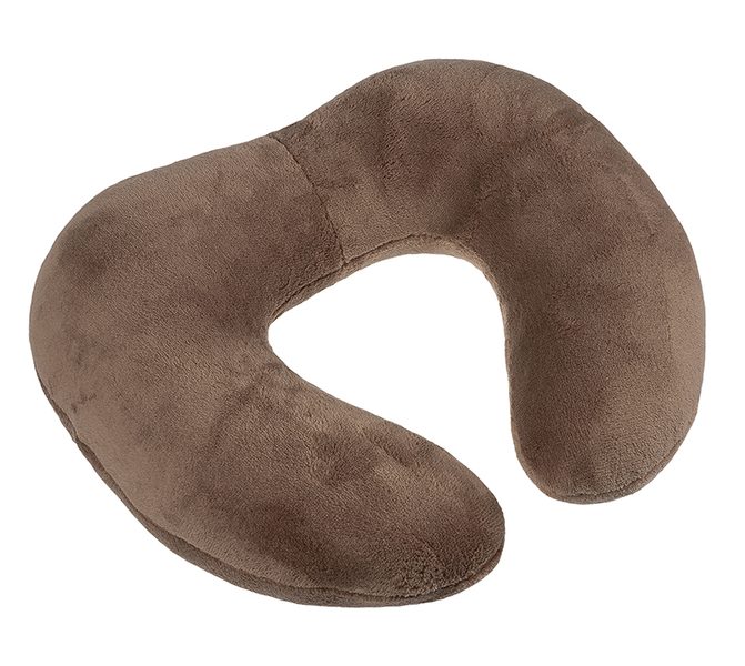 Polštářek cestovní podkova Kávová 24/013 30x35 cm