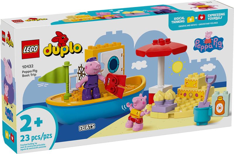 LEGO DUPLO Prasátko Peppa Pig a výlet na loďce 10432 STAVEBNICE