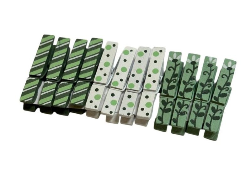 Kolíčky 4 cm - zdobené 12 ks