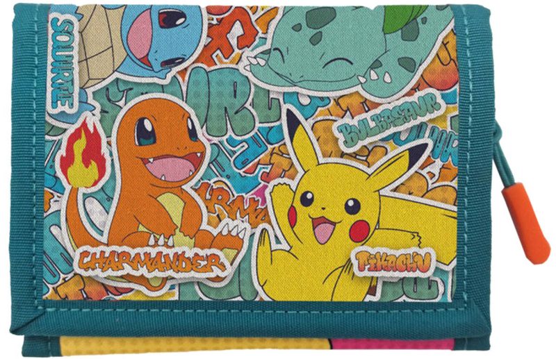 Peněženka dětská Pokémon Urban edice rozkládací 14x10cm
