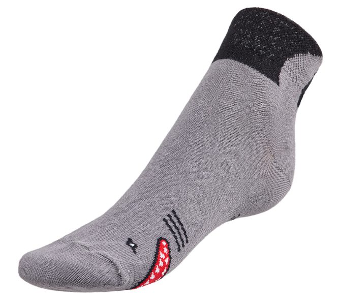 Ponožky nízké Žralok - 43-46 šedá
