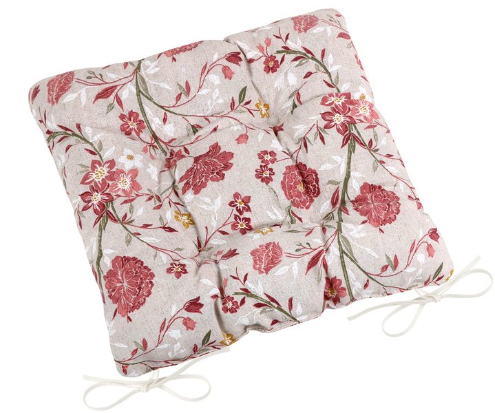 Sedák EMA prošívaný Růžová 41/562 40x40 cm