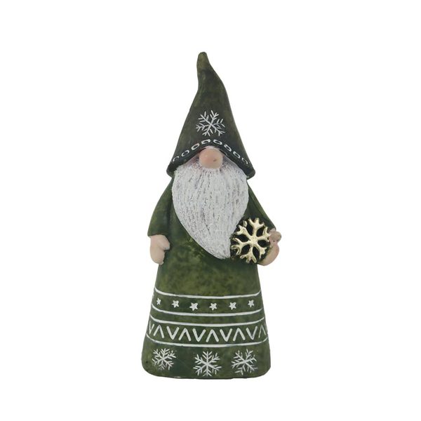 Dekorace skřítek X7506/1 - 5.8 × 3.8 × 13 cm