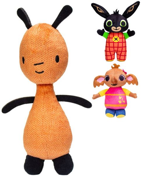 ORBICO PLYŠ Loutka prstová maňásek králíček Bing a přátelé 3 druhy